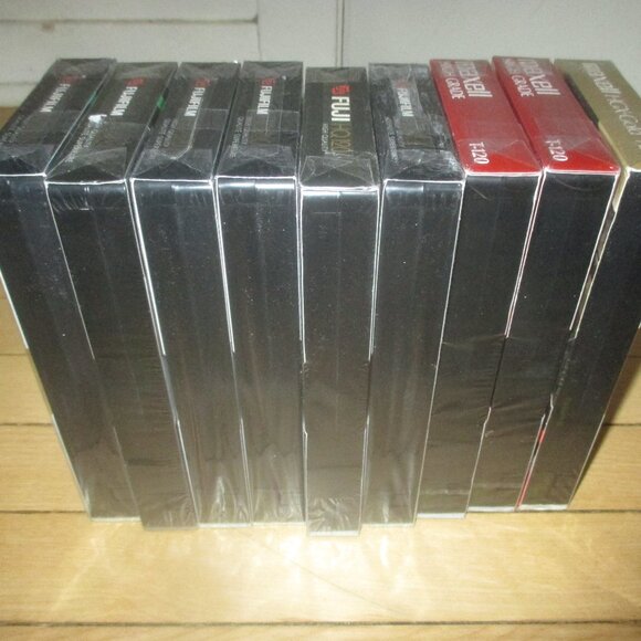Lot of New Blank Video Cassettes Fuji HQ120x6 Maxell HGT-120sx2 / HGX-Goldx1 - Picture 6 of 7